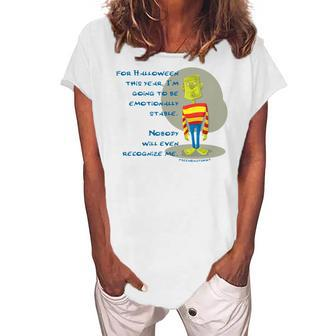 Sarcastic For Halloween This Year Women's Loosen T-shirt - Seseable