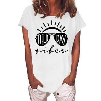 School Field Day Teacher Im Just Here For Field Day Women's Loosen T-Shirt | Mazezy