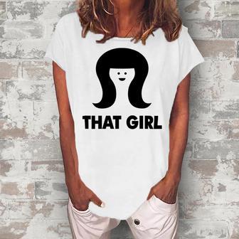 That Girl Women's Loosen Crew Neck Short Sleeve T-Shirt | Favorety UK