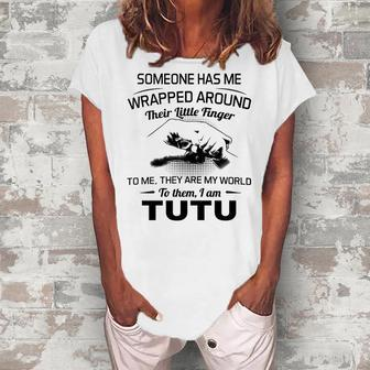 Tutu Grandma To Them I Am Tutu Women's Loosen T-shirt - Seseable