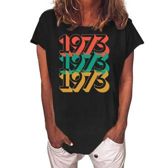 1973 Retro Roe V Wade Pro-Choice Feminist Womens Rights Women's Loosen Crew Neck Short Sleeve T-Shirt