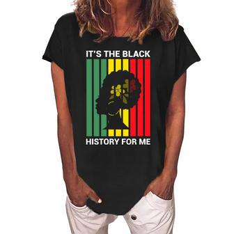 Juneteenth Is My Independence Day Black Women Women's Loosen Crew Neck Short Sleeve T-Shirt - Monsterry DE