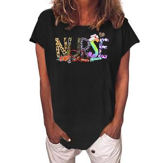 Nurse Gifts For Women Nurse Graduation GiftRn Gifts Nurse Women's Loosen Crew Neck Short Sleeve T-Shirt | Mazezy DE