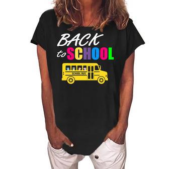 Welcome Back To School Here I Come 487 Shirt Women's Loosen Crew Neck Short Sleeve T-Shirt | Favorety UK