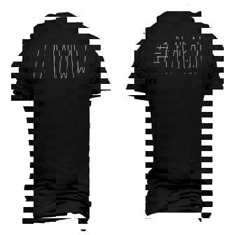 1 Pawpaw Number One Fathers Day Pawpaw Rae Dunn Style Men's 3D T-Shirt Back Print | Mazezy