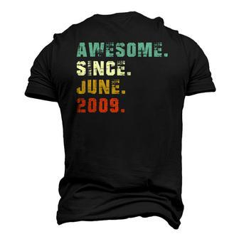 13 Years Old 13Th Birthday Awesome Since June 2009 Birthday Party Men's 3D T-Shirt Back Print | Mazezy