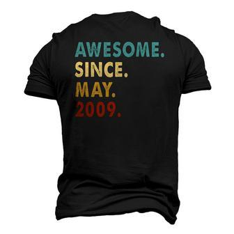 13 Years Old Awesome Since May 2009 13Th Birthday Men's 3D T-Shirt Back Print | Mazezy