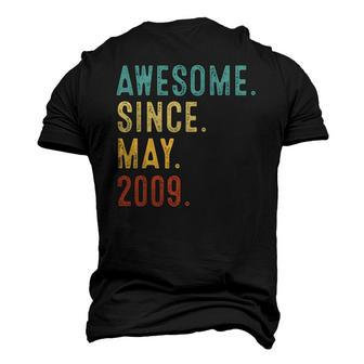 13 Years Old Awesome Since May 2009 Birthday Party Men's 3D T-Shirt Back Print | Mazezy