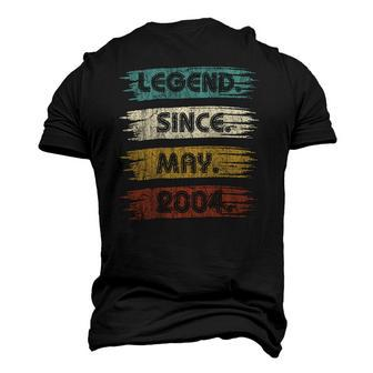 18 Years Old Legend Since May 2004 18Th Birthday Men's 3D T-Shirt Back Print | Mazezy