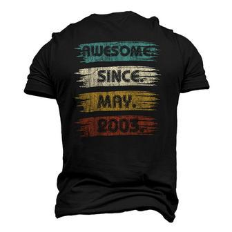 19 Years Old Awesome Since May 2003 19Th Birthday Men's 3D T-Shirt Back Print | Mazezy