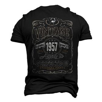 1957 Birthday Vintage 1957 Aged To Perfection Men's 3D T-shirt Back Print - Seseable
