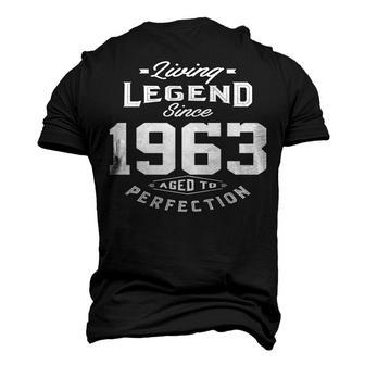 1963 Birthday Living Legend Since 1963 Aged To Perfection Men's 3D T-shirt Back Print - Seseable