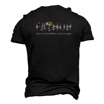 2021 Lightning Fa-Thor Like Dad Only Stronger Men's 3D T-Shirt Back Print | Mazezy
