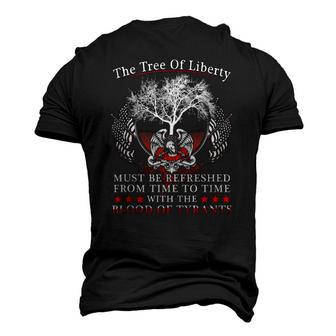 2Nd Amendment Gun Rights Tree Of Liberty Blood Of Tyrants Men's 3D T-Shirt Back Print | Mazezy