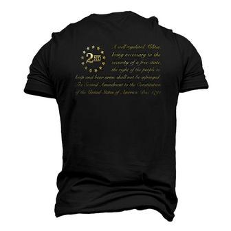 2Nd Amendment Pro Gun Constitution Men's 3D T-Shirt Back Print | Mazezy