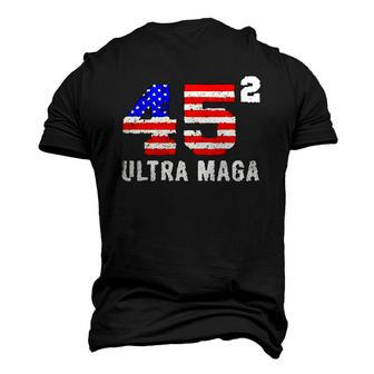 45 Squared Trump Ultra Maga Men's 3D T-Shirt Back Print | Mazezy