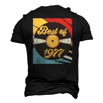 45Th Birthday Vinyl Record Vintage 1977 Men's 3D T-Shirt Back Print | Mazezy