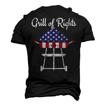 4Th Of July For Dad Men Grandpa Grilling Grill Men's 3D T-shirt Back Print - Seseable