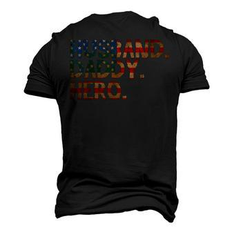 4Th Of July Fathers Day Usa Dad - Husband Daddy Hero Men's 3D T-shirt Back Print - Seseable