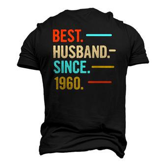 Mens 62Nd Wedding Anniversary Best Husband Since 1960 Husband Men's 3D T-Shirt Back Print | Mazezy