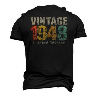 74 Years Old Vintage 1948 Limited Edition 74Th Birthday Men's 3D T-Shirt Back Print | Mazezy