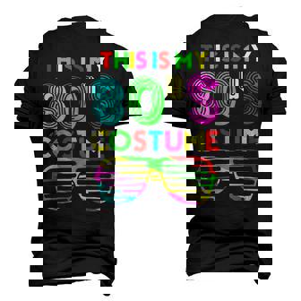 This Is My 80S Costume Halloween 1980S 80S Party Men's 3D T-shirt Back Print - Seseable