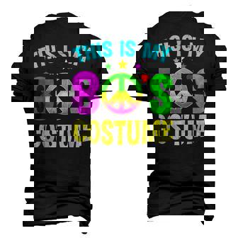 This Is My 80S Costume Halloween 1980S 80S Party Men's 3D T-shirt Back Print - Seseable