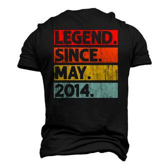 8Th Birthday Legend Since May 2014 8 Years Old Men's 3D T-Shirt Back Print | Mazezy