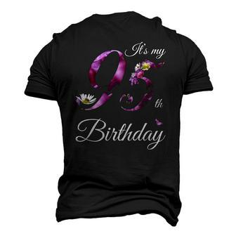 95 Years Old Floral 1927 Its My 95Th Birthday Men's 3D T-Shirt Back Print | Mazezy