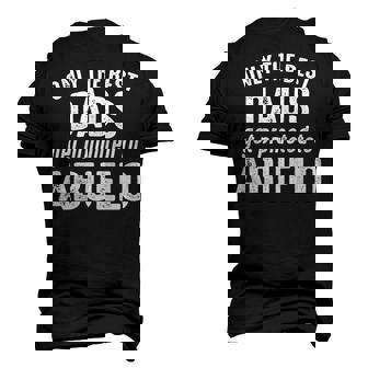 Abuelo Grandpa Only The Best Dads Get Promoted To Abuelo Men's 3D T-shirt Back Print - Seseable
