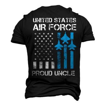 Air Force Us Veteran Proud Air Force Uncle 4Th Of July Men's 3D T-shirt Back Print - Seseable