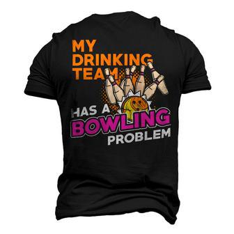 Alcohol 611 Bowler Bowling Bowler Men's 3D T-shirt Back Print - Seseable