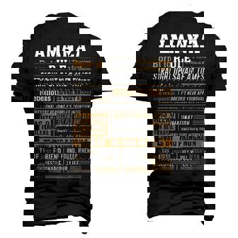 Almanza Name Almanza Born To Rule Men's 3D T-shirt Back Print - Seseable