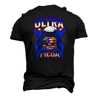 America Eagle Skull Ultra Mega The Great Maga King Ultra Mega Patriot Men's 3D T-Shirt Back Print | Mazezy