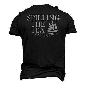 America Spilling Tea Since 1773 4Th Of July Independence Day Men's 3D T-Shirt Back Print | Mazezy UK
