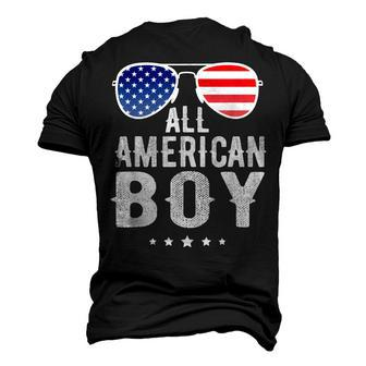 All American Boy 4Th Of July Humor Usa Patriotic Men's 3D T-shirt Back Print - Seseable