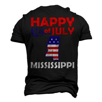 American Independence Day 4Th July Veteran Mississippi Men's 3D T-shirt Back Print - Seseable