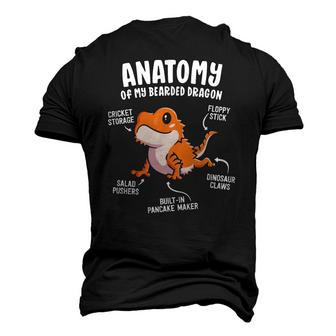 Anatomy Of A Bearded Dragon For Reptile Lover Men's 3D T-Shirt Back Print | Mazezy