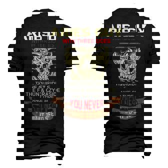 Aries Guy I Have 3 Sides Aries Guy Birthday Men's 3D T-shirt Back Print | Seseable CA