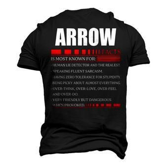 Arrow Fact Fact T Shirt Arrow Shirt For Arrow Fact Men's 3D T-shirt Back Print - Seseable
