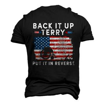 Back Up Terry Put It In Reverse Firework Funny 4Th Of July Independence Day Men's 3D Print Graphic Crewneck Short Sleeve T-shirt - Monsterry UK