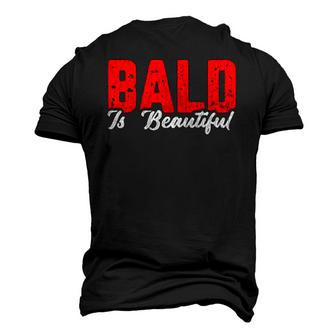 Mens Bald Beautiful Graphic Men's 3D T-Shirt Back Print | Mazezy
