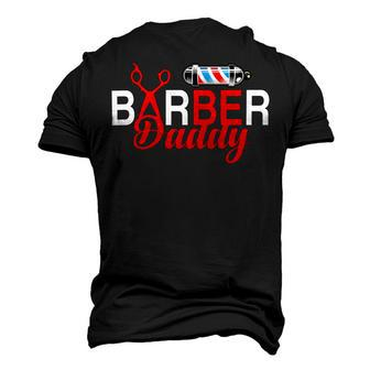 Barber Daddy Fathers Day T Shirts Men's 3D Print Graphic Crewneck Short Sleeve T-shirt - Monsterry
