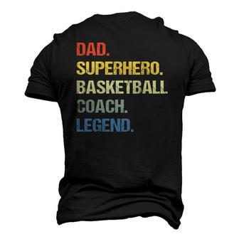 Basketball Coach Dad Sport Lover Men's 3D T-Shirt Back Print | Mazezy