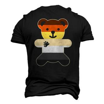 Bear Brotherhood Flag Bear Gay Pride Men's 3D T-Shirt Back Print | Mazezy