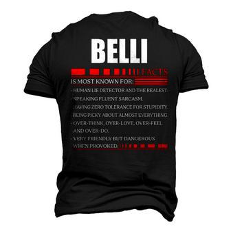 Belli Fact Fact T Shirt Belli Shirt For Belli Fact Men's 3D T-shirt Back Print - Seseable