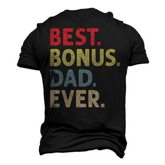Best Bonus Dad Ever Men's 3D Print Graphic Crewneck Short Sleeve T-shirt - Monsterry AU