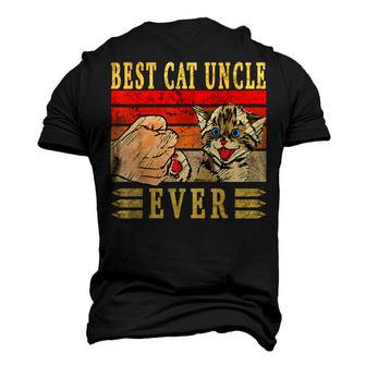 Best Cat Uncle Ever Cats Uncle Birthday Uncle Cat Men's 3D T-shirt Back Print - Seseable