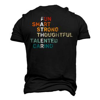 Best Dad From Daughter Fathers Day Birthday From Son Men's 3D T-shirt Back Print - Seseable