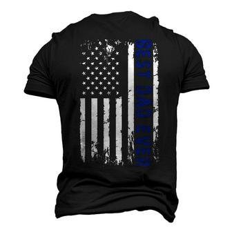 Best Dad Ever Military Pride - 4Th Of July Usa Flag Men's 3D T-shirt Back Print - Seseable